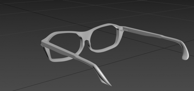 Eyeglass frame Model do druku 3D .c4d .max .obj .3ds .fbx .stl .blend 