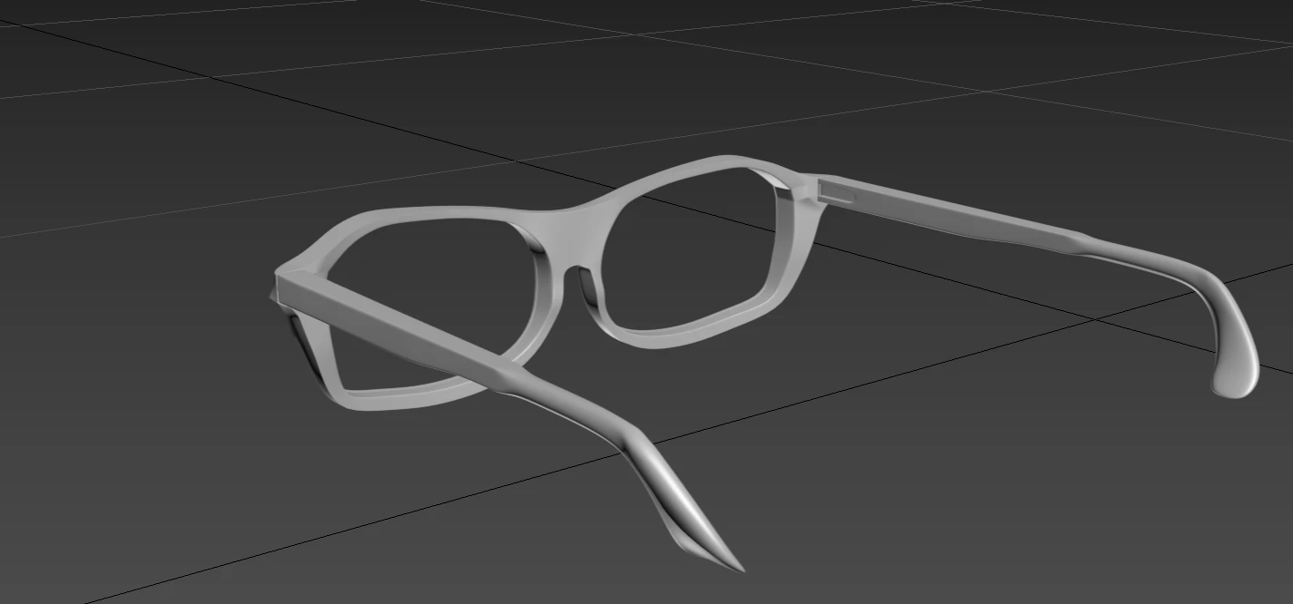 Eyeglass frame 3D Print Model .c4d .max .obj .3ds .fbx .stl .blend 