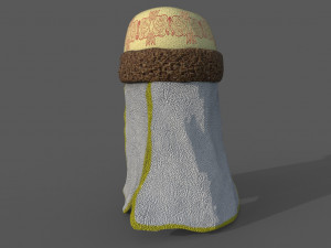 Womens headdress of the 15th century 3D Модель