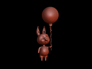 happy new year pig 3D मॉडल