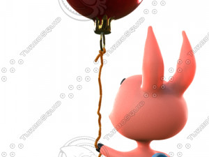 happy new year pig 3D मॉडल