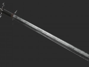 zweihander - two handed sword Modelo 3D
