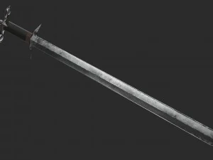 zweihander - two handed sword 3D Model