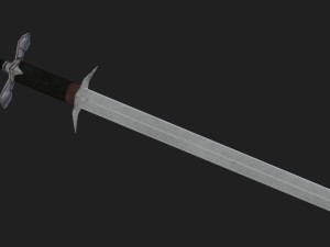 zweihander - two handed sword 3D Model