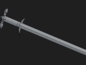 zweihander - two handed sword 3D Model