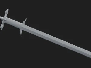 zweihander - two handed sword 3D Model