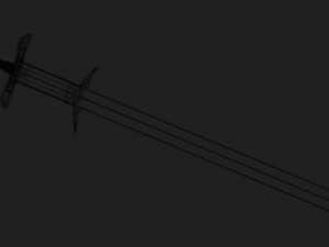 zweihander - two handed sword 3D Model