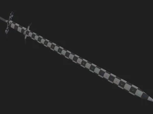 zweihander - two handed sword 3D Model