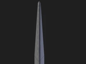 zweihander - two handed sword 3D Model