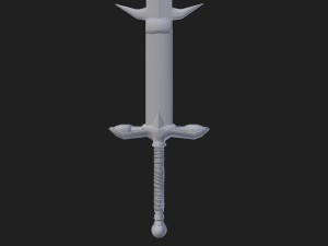 zweihander - two handed sword 3D Model