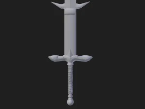 zweihander - two handed sword 3D Model
