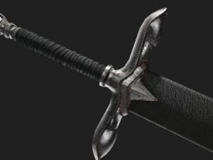 zweihander - two handed sword 3D Model