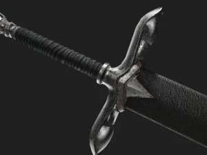 zweihander - two handed sword 3D Model