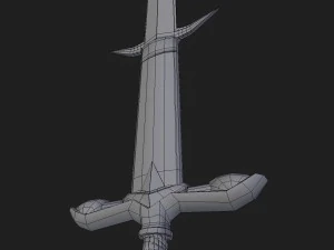 zweihander - two handed sword 3D Model