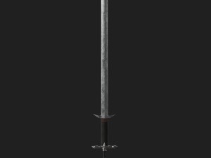 zweihander - two handed sword 3D Model