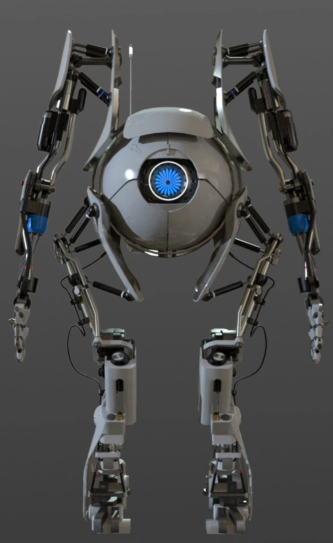 atlas - portal 2 3D Model .c4d .max .obj .3ds .fbx .stl .blend 