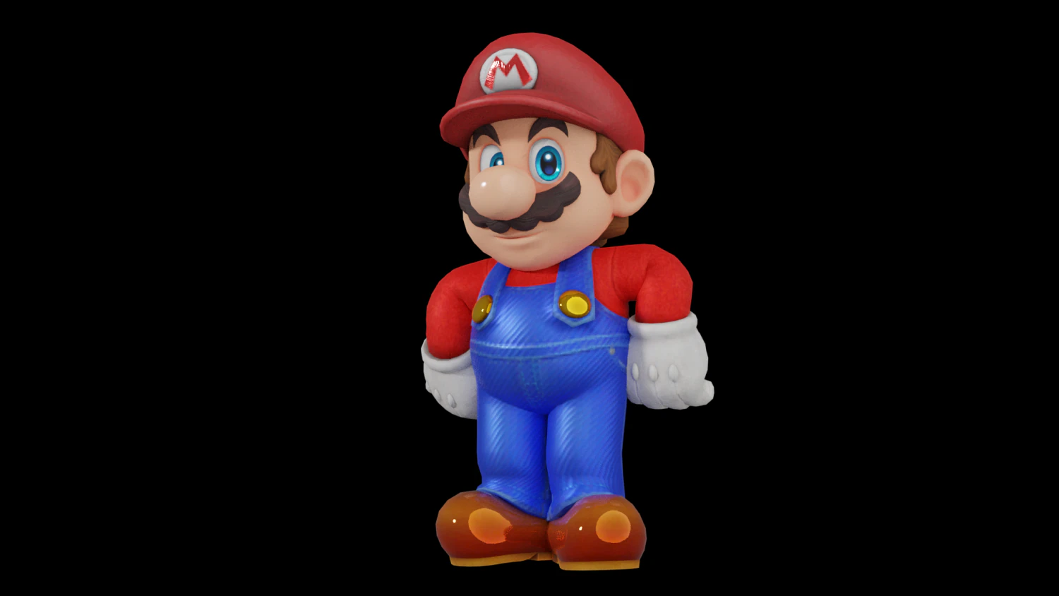 mario bros 3D Model .c4d .max .obj .3ds .fbx .stl .blend 