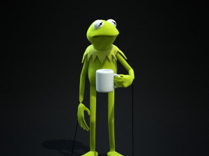 kermit the frog rig 3D Model