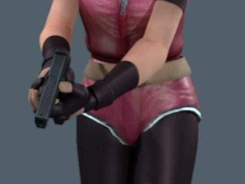 Claire redfield 1998 Original 3D Model