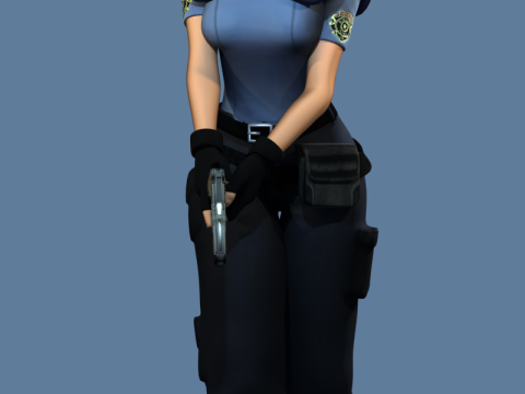 Jill Valentine Original Quality FULL PACK 3D Модель