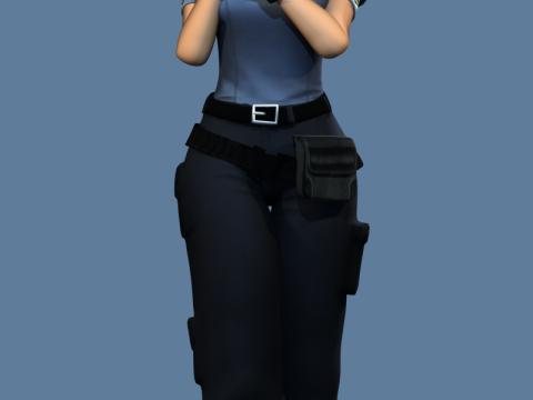 Jill Valentine Original Quality FULL PACK 3D Модель