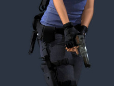 Jill Valentine Original Quality FULL PACK 3D Модель