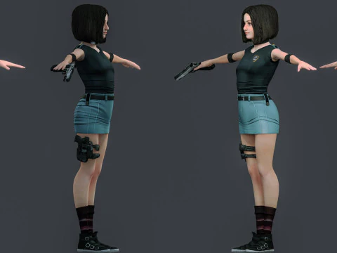 Catherine Disher Aparejo Modelo 3D