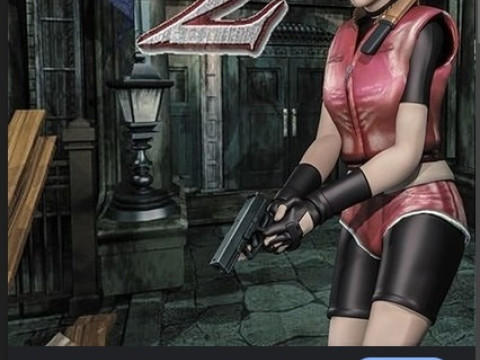 Claire Redfield 1998 resident evil 2 Quality Original Modello 3D