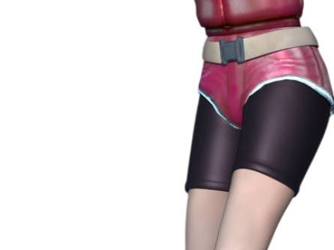 Claire Redfield 1998 resident evil 2 Quality Original Modelo 3D