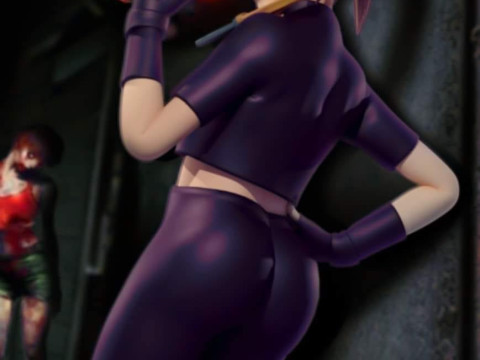 Claire Redfield 1998 resident evil 2 Quality Original Modelo 3D