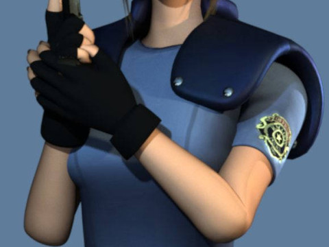 Jill Valentine 1999 resident evil 3 nemesis Quality Original All Version 3D Модель