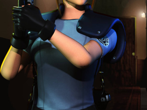 Jill Valentine 1999 resident evil 3 nemesis Quality Original All Version 3D Модель
