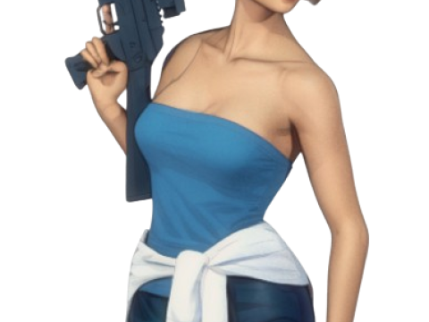 Jill Valentine 1999 resident evil 3 nemesis Quality Original All Version 3D Модель