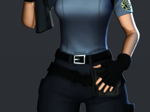 Jill Valentine 1999 resident evil 3 nemesis Quality Original All Version 3D Модель