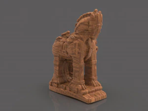 trojan troia horse 3D Print Model