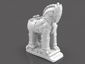 trojan troia horse Modèles 3D en vedette