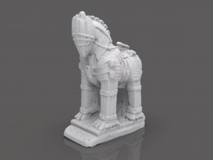 trojan troia horse Modèles 3D en vedette