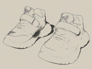 teen shoes Modelo de Impressão 3D