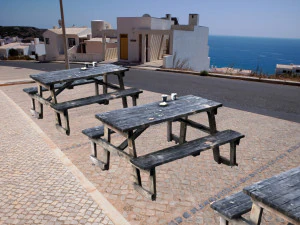 Picnic table garden table game model 3D Model