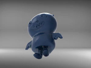 3d cartoon ugly model 3D Model