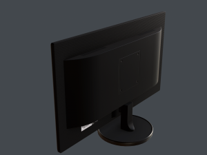 4k texture 3d model lcd monitor 3D Model