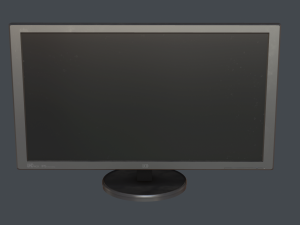 4k texture 3d model lcd monitor 3D Model