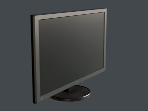 4k texture 3d model lcd monitor 3D Model