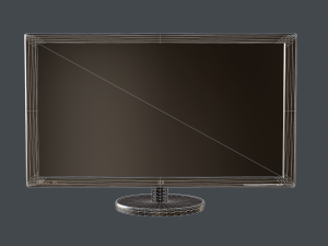 4k texture 3d model lcd monitor 3D Model