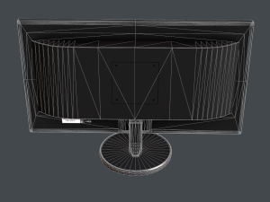 4k texture 3d model lcd monitor 3D Model