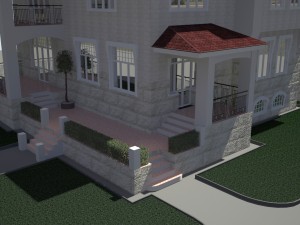 3 storey cottage house 3D Модель