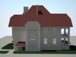 3 storey cottage house 3D Модель
