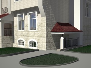3 storey cottage house 3D Модель