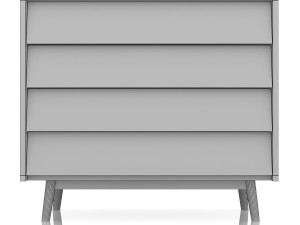 pack scandinavian commode multi colored 3D Model