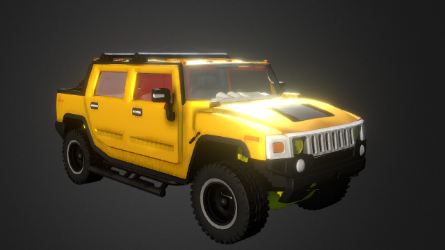 hummer h2 sut 3D 모델 .c4d .max .obj .3ds .fbx .stl .blend 